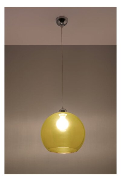 Żółta lampa wisząca Sollux Bilbao