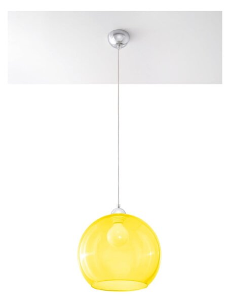 Żółta lampa wisząca Sollux Bilbao