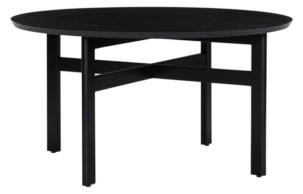Czarny okrągły stolik ø 80 cm Fjord – Hübsch