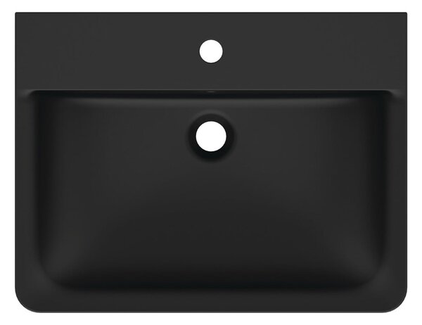 Ceramiczna umywalka w kolorze matowej czerni 60x46 cm Silk Black – Ideal Standard