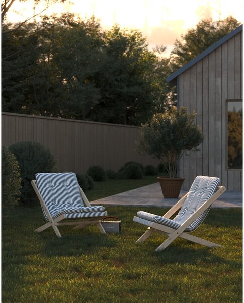 Fotel rozkładany Karup Design Boogie Raw/Wheat Beige