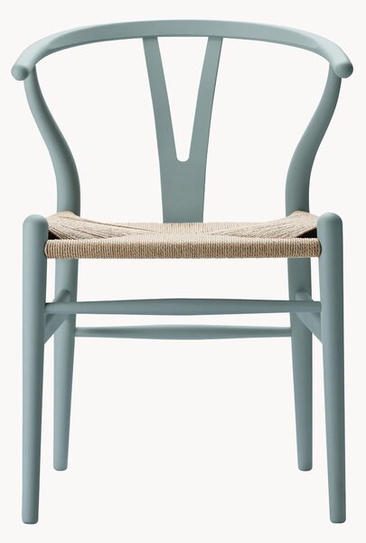 Krzesło z drewna z plecionym siedziskiem CH24 Wishbone Chair
