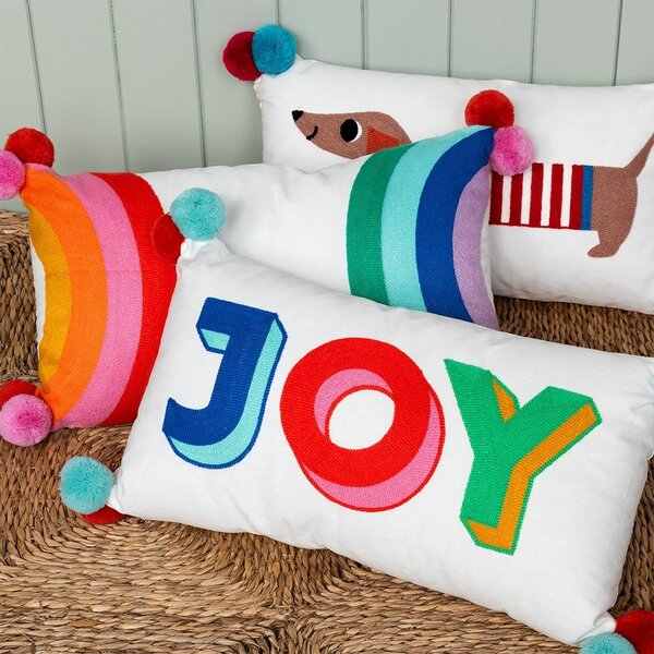 Poduszka dziecięca z mieszanki bawełny 50x33 cm Joy – Rex London