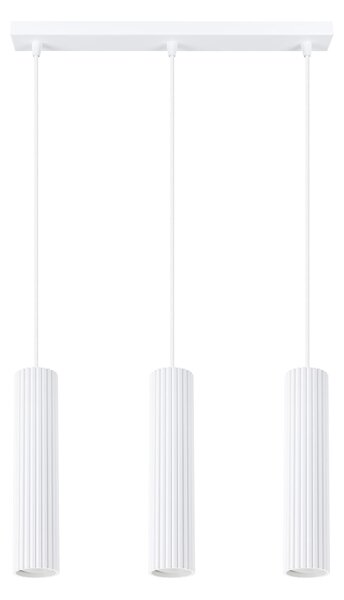 Lampa wisząca KARBON 3L biały