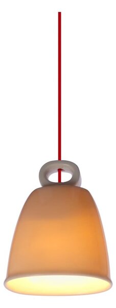 Biały żyrandol dziecięcy z ceramicznym kloszem Sewilla – Candellux Lighting