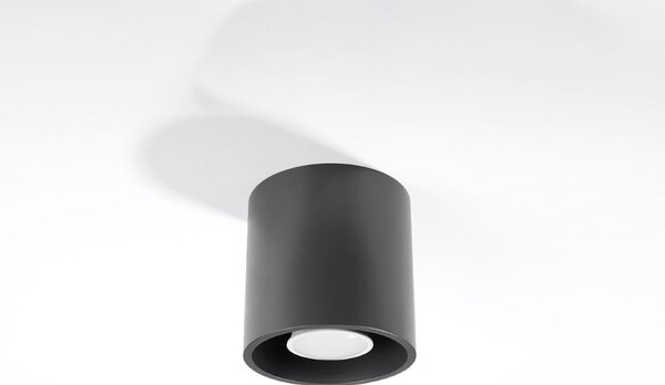 Ciemnoszara lampa punktowa ø 10 cm Roda – Sollux