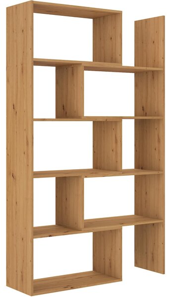 Regał na książki rozsuwany otwarty 188 cm Karol 02 Dąb Artisan