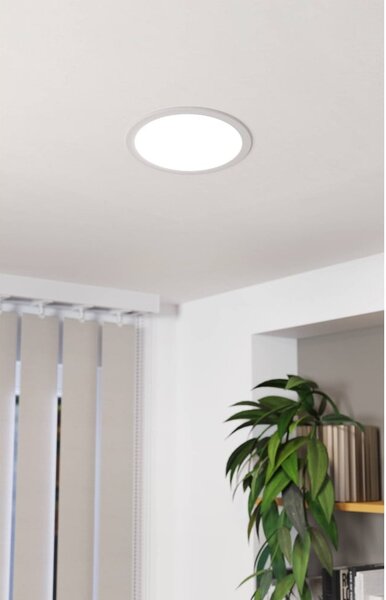 Biała lampa LED wpuszczana w sufit FUEVA 5 – EGLO
