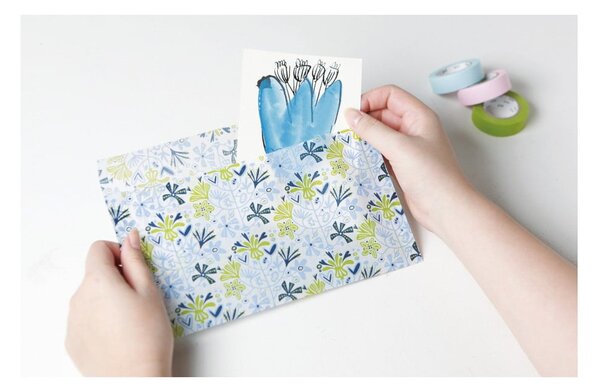 Papier do pakowania prezentów 23x500 cm Niña Silla MT Wrap – MT Masking Tape