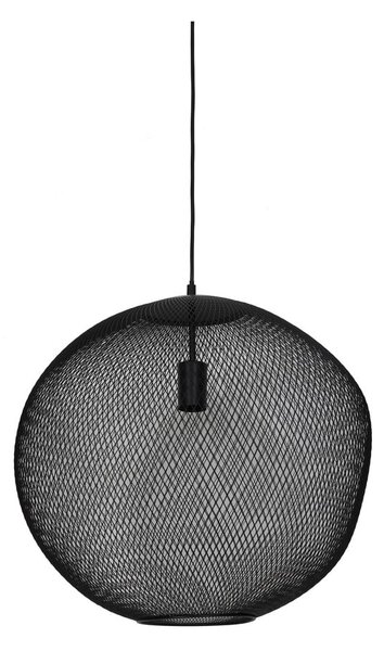 Lampa wisząca w kolorze matowej czerni z metalowym kloszem ø 50 cm Reilley – Light & Living