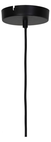 Lampa wisząca w kolorze matowej czerni z metalowym kloszem ø 50 cm Reilley – Light & Living