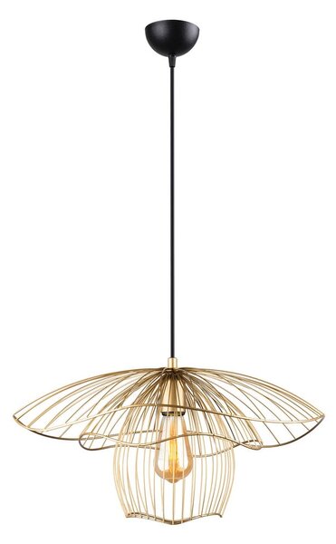 Lampa wisząca w kolorze złota Squid Lighting Root, wys. 123 cm