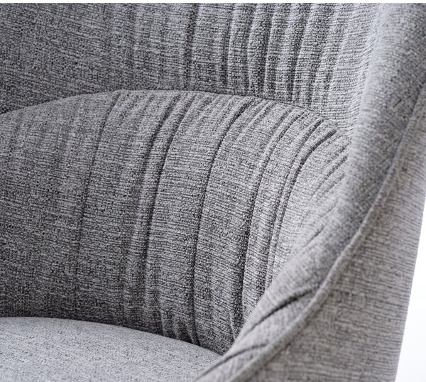 Szare krzesła zestaw 2 szt. Meridian – Unique Furniture