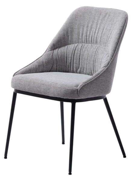 Szare krzesła zestaw 2 szt. Meridian – Unique Furniture