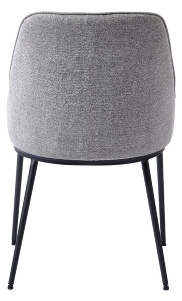 Szare krzesła zestaw 2 szt. Meridian – Unique Furniture