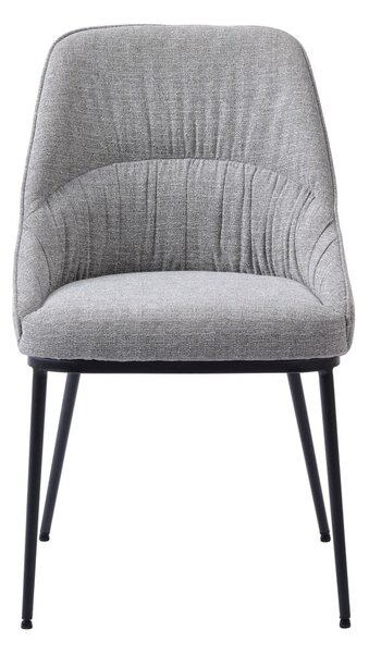 Szare krzesła zestaw 2 szt. Meridian – Unique Furniture
