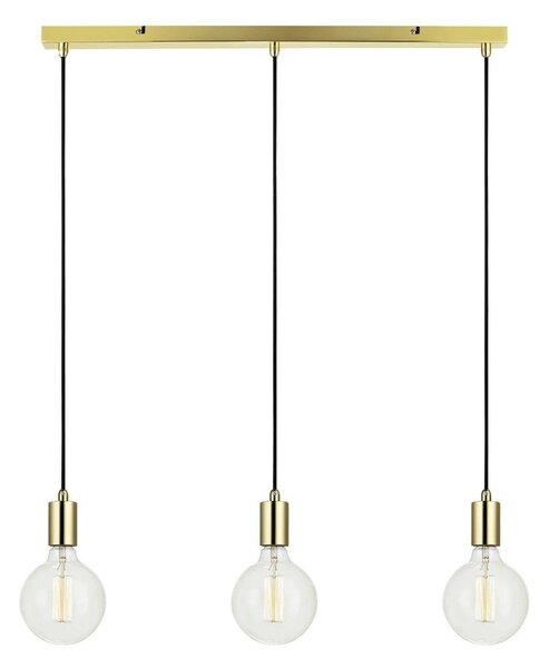 Złota lampa wisząca Markslöjd Sky Three