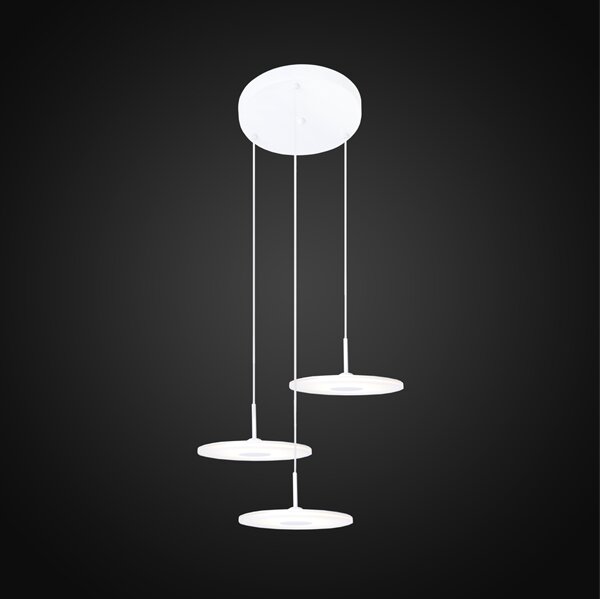 Minimalistyczna lampa LED wisząca – VINYL 3 Altavola Design