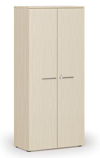 Szafa biurowa z drzwiami PRIMO WOOD, 800 x 420 x 1781 mm, brzoza