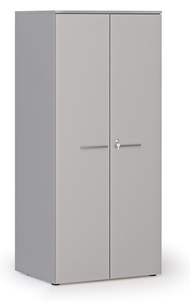 Szafa biurowa z drzwiami PRIMO GRAY, 1781 x 800 x 600 mm, szary