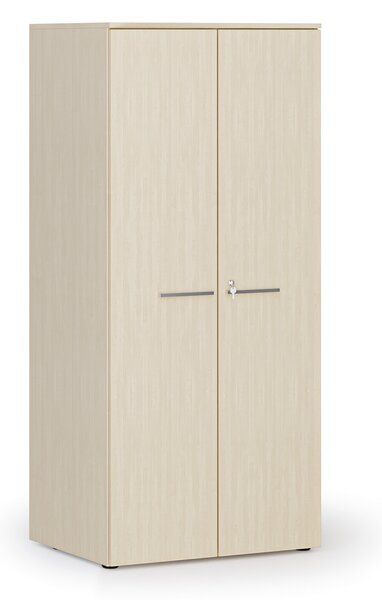 Szafa biurowa z drzwiami PRIMO WOOD, 1781 x 800 x 600 mm, brzoza