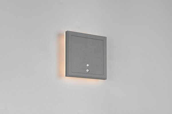 Zewnętrzna lampa ścienna LED (wysokość 14 cm) Fortaleza – Reality