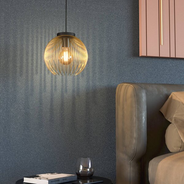 EGLO Lampa wisząca Venezuela, możliwość ściemniania, mosiężny / złoty, salon / jadalnia, metal, nowoczesny