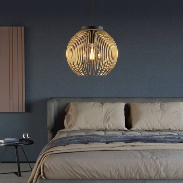 EGLO Lampa wisząca Venezuela, możliwość ściemniania, mosiężny / złoty, salon / jadalnia, metal, nowoczesny