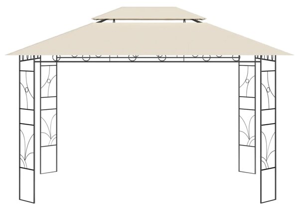 Altana, 4x3x2,7 m, kremowa, 160 g/m²