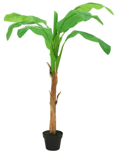 Sztuczne drzewko bananowe z doniczką, 180 cm, zielone