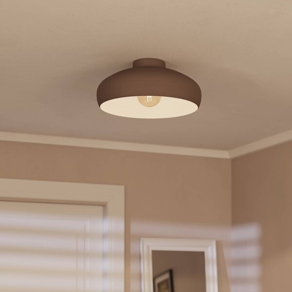 EGLO Lampa sufitowa Mogano, możliwość ściemniania, brązowy / rdzawy, salon / jadalnia, metal, skandynawski