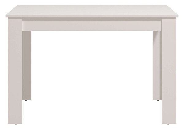 Biały rozkładany stół do jadalni 120-160 x 80 cm
