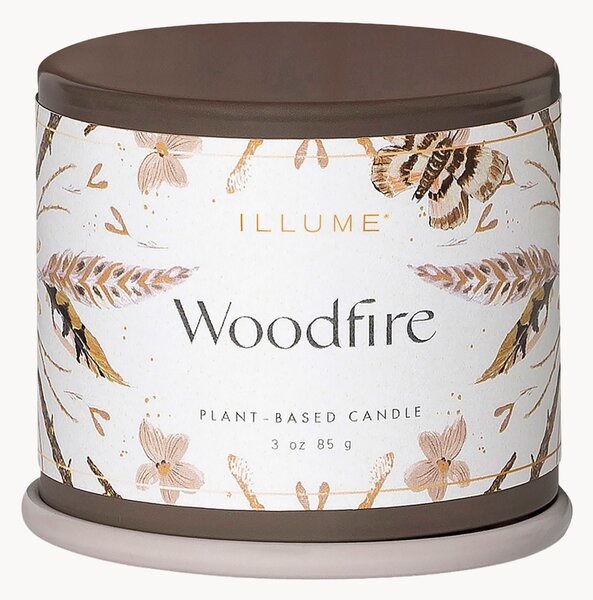 Świeca zapachowa Vanity Tin (drewno cedrowe, zamsz & bursztyn)