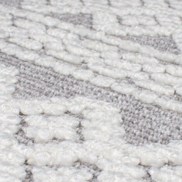 Szary dywan z szenilu odpowiedni do prania 80x160 cm Jhansi – Flair Rugs