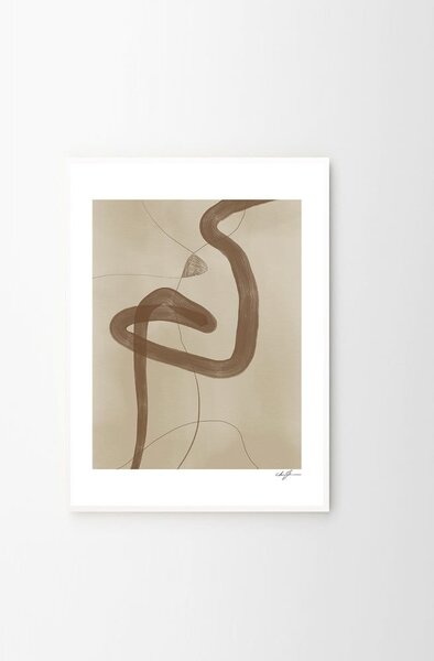 Plakat 70x100 cm Two ways – Anna Johansson – The Poster Club