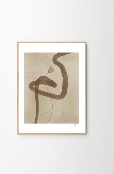 Plakat 70x100 cm Two ways – Anna Johansson – The Poster Club