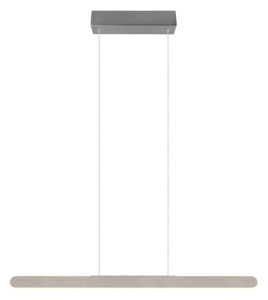 Jasnoszara lampa wisząca LED Helios – Trio