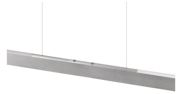 Jasnoszara lampa wisząca LED Helios – Trio