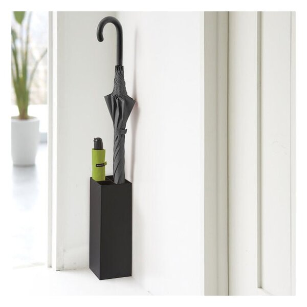 Czarny parasolnik YAMAZAKI Smart
