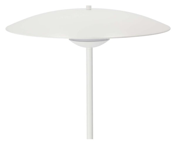 Biała lampa stojąca LED z metalowym kloszem (wysokość 140 cm) Lund – Candellux Lighting