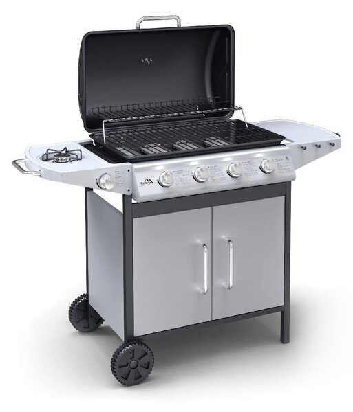 Grill ogrodowy na gaz z kółkami Cattara Master Chef Flame Tamer