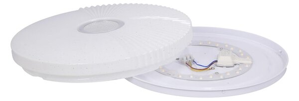 Biała lampa sufitowa LED 38x38 cm Sunny – Candellux Lighting