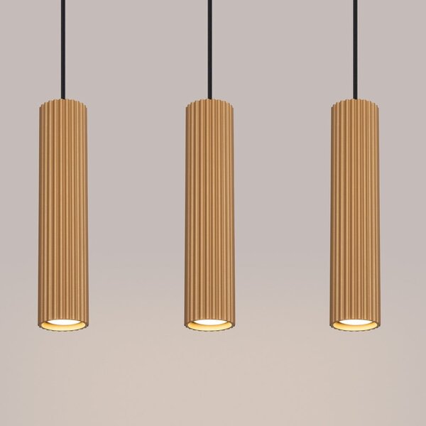 Lampa wisząca w kolorze złota Gleam – Sollux