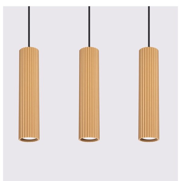 Lampa wisząca w kolorze złota Gleam – Sollux