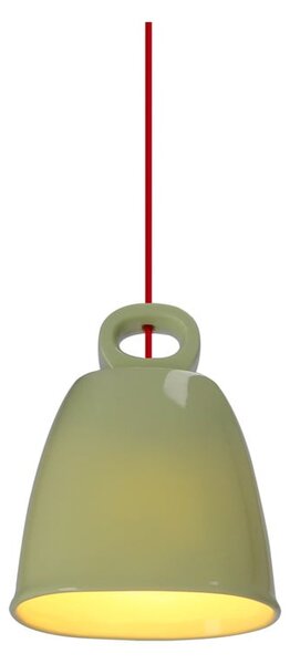Zielony żyrandol dziecięcy z ceramicznym kloszem Sewilla – Candellux Lighting