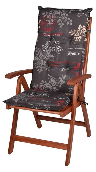 Ciemnoszara ogrodowa poduszka do siedzenia 50x120 cm Bristol – Sun Garden