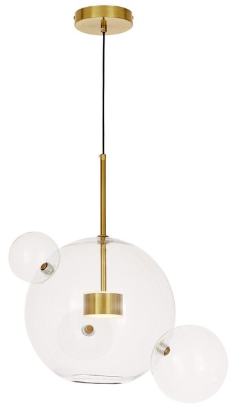 NOWOCZESNA LAMPA WISZĄCA ZŁOTA NERONI W4