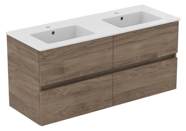 Wisząca szafka pod umywalkę w dekorze orzecha 120x55 cm Eurovit+ – Ideal Standard
