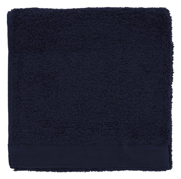 Ciemnoniebieski bawełniany ręcznik frotte 40x60 cm Comfort – Södahl