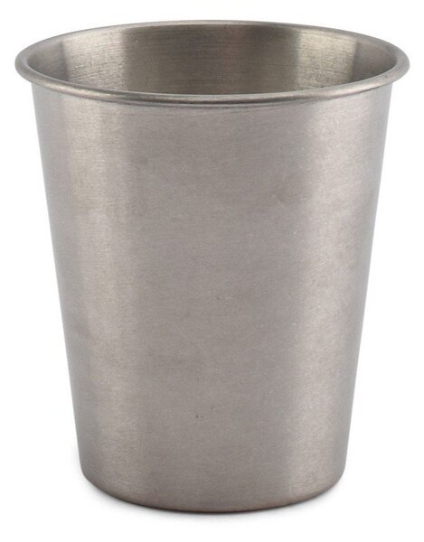 Metalowy kubek w kolorze srebra 300 ml Serve – BonBistro